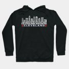 Cleveland Basketball Team All Time Legends, Cleveland City Skyline Hoodie