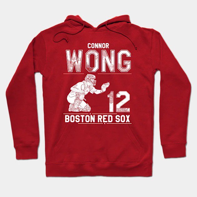 Connor Wong || Boston Red Sox | White Hoodie