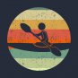 Cool Kayaking Sunset Hoodie