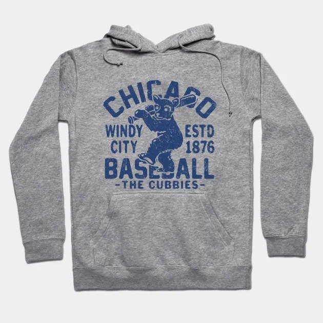Cubs Retro 1 By Buck Tee Hoodie