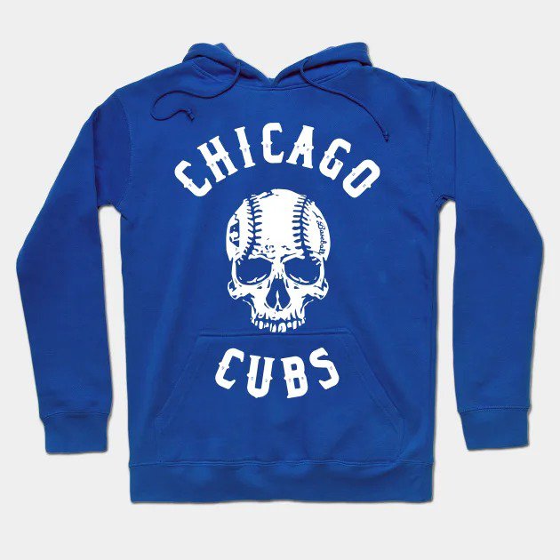 Cubs Skull Hoodie