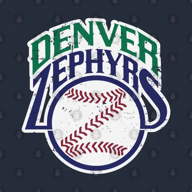 Denver Zephyrs Defunct Vintage Baseball Hoodie