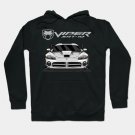 Dodge Viper Srt 10 (White) Hoodie