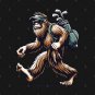 Funny Golf Novelty Sasquatch Bigfoot Golfing Hoodie
