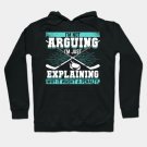 Funny Ice Hockey Player Gift Hoodie