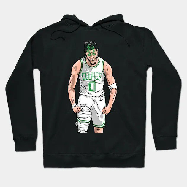 Jayson Tatum Scream!! Boston Cartoon Style Hoodie