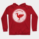 Liverpool Liverbird Big Vintage Retro Red Hoodie
