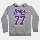Luka Doncic Lakers Jersey Yellow (Front/Back Print) Hoodie