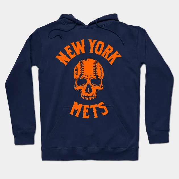 Mets Skull Hoodie