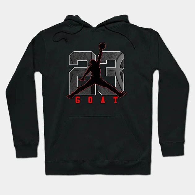Michael Jordan 23 Black Matte Style Hoodie