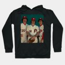 Mike Schmidt, Pete Rose, And Larry Bowa In Philadelphia Phillies Hoodie