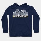 Milwaukee Baseball Team All Time Legends, Milwaukee City Skyline Hoodie