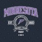 Minnesota Frost Hockey Team Retro Logo Hoodie