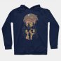 Mountain Biking Moon Bliss Trail Bike Rider Silhouette Browns Hoodie