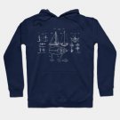 Nautical Sailboat Patent Drawing Hoodie