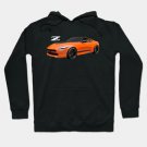 Nissan Z Car Z35 Fairlady Proto 400 Z Orange Hoodie