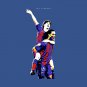 Ronaldinho And Lionel Messi Iconic Pop Art Hoodie