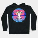 Running Vitruvian Man Hoodie