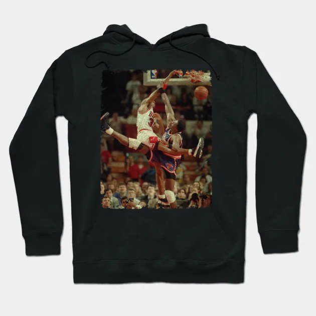 Scottie Pippen Vs Patrick Ewing Hoodie