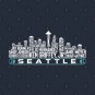 Seattle Baseball Team All Time Legends, Seattle City Skyline Hoodie