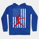Softball Pitching American Flag Fastpitch Softball Pitcher Hoodie