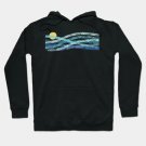 Sunset Wave Lines Hoodie