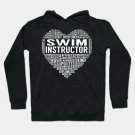 Swim Instructor Heart Hoodie