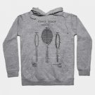 Tennis Racket Patent Hoodie