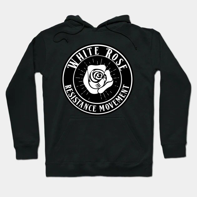 The White Rose (Ww2 Resistance Symbol) Hoodie