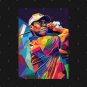 Tiger Woods Wpap Pop Art Hoodie