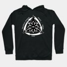 Triangle System With Swords And White Arrows Hoodie