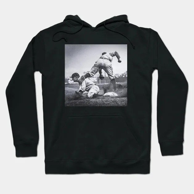 Ty Cobb Slides Into Third Hoodie