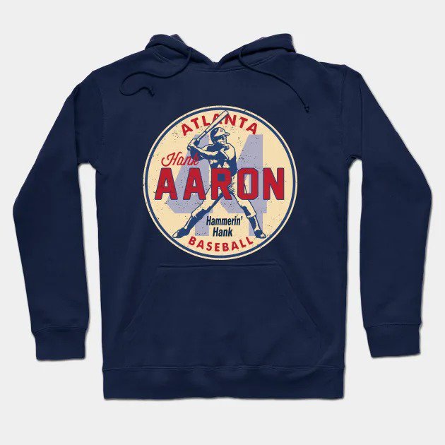 Vintage Braves 2 By Buck Tee Hoodie