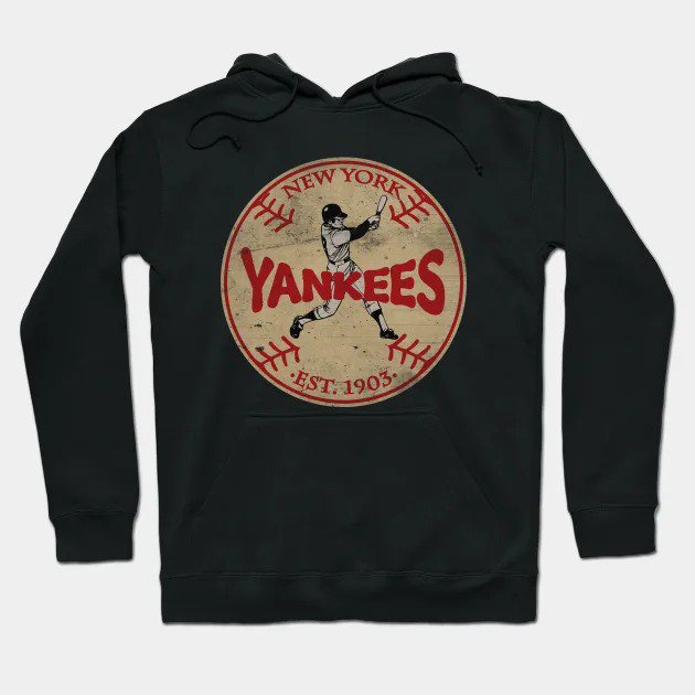 Vintage Ny Yankees By Mama Hoodie