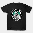 Funny Thai Boxing Muay Thai And Coffee T-Shirt