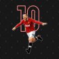 Wayne Rooney Manchester United #10 Number T-Shirt