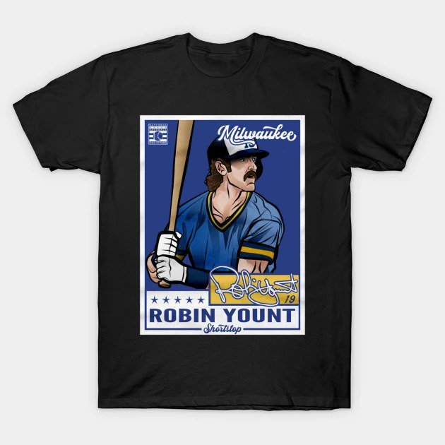 Robin Yount Throwback Card T-Shirt