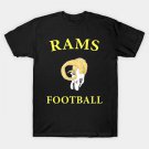 Rams Football Retro Design T-Shirt