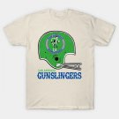 Defunct San Antonio Gunslingers Football Helmet T-Shirt