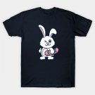 Rabbit Holding Skateboard T-Shirt