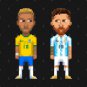 Neymar X Messi 8Bit T-Shirt