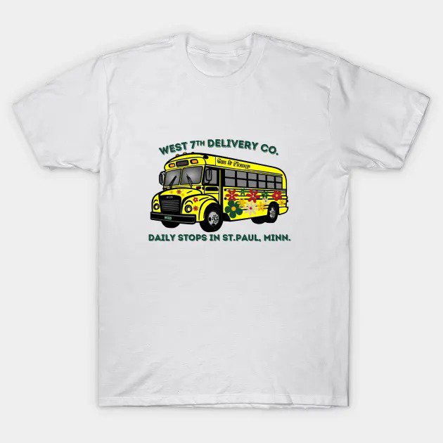 Minnesota Wild West 7Th Delivery Co. Gus Bus. And Flower 1 T-Shirt
