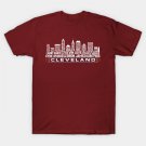 Cleveland Basketball Team All Time Legends, Cleveland City Skyline T-Shirt