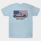 Usa Blue Grey N Silver T-Shirt