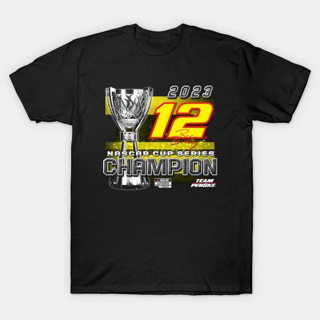 Ryan Blaney Nascar Cup Series Champion Trophy T-Shirt