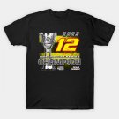 Ryan Blaney Nascar Cup Series Champion Trophy T-Shirt