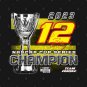 Ryan Blaney Nascar Cup Series Champion Trophy T-Shirt