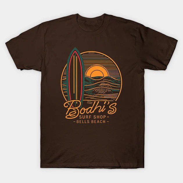 Bodhi'S Surf Shop - Bells Beach, Australia - Est. 1991 T-Shirt