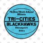 Defunct Tri-Cities Blackhawks Basketball Team T-Shirt
