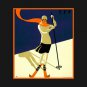 Vintage Swiss Alps Ski Art T-Shirt